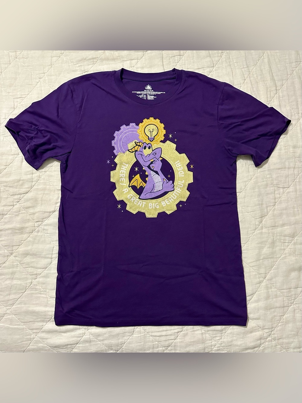 Disney Figment Purple T-Shirt Medium